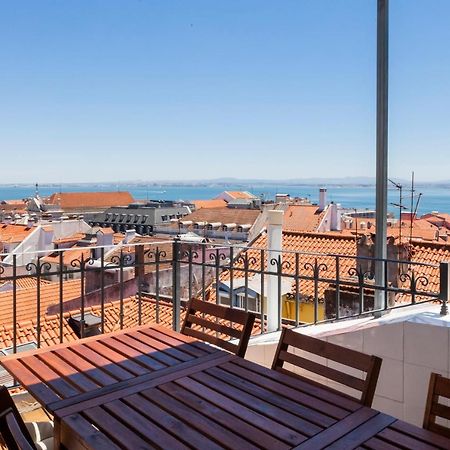 Amazing Rooftop Terrace With River And Historic City View 4 Bedrooms 4 Bathrooms Ac 19Th Century Building Chiado Lisbona Esterno foto