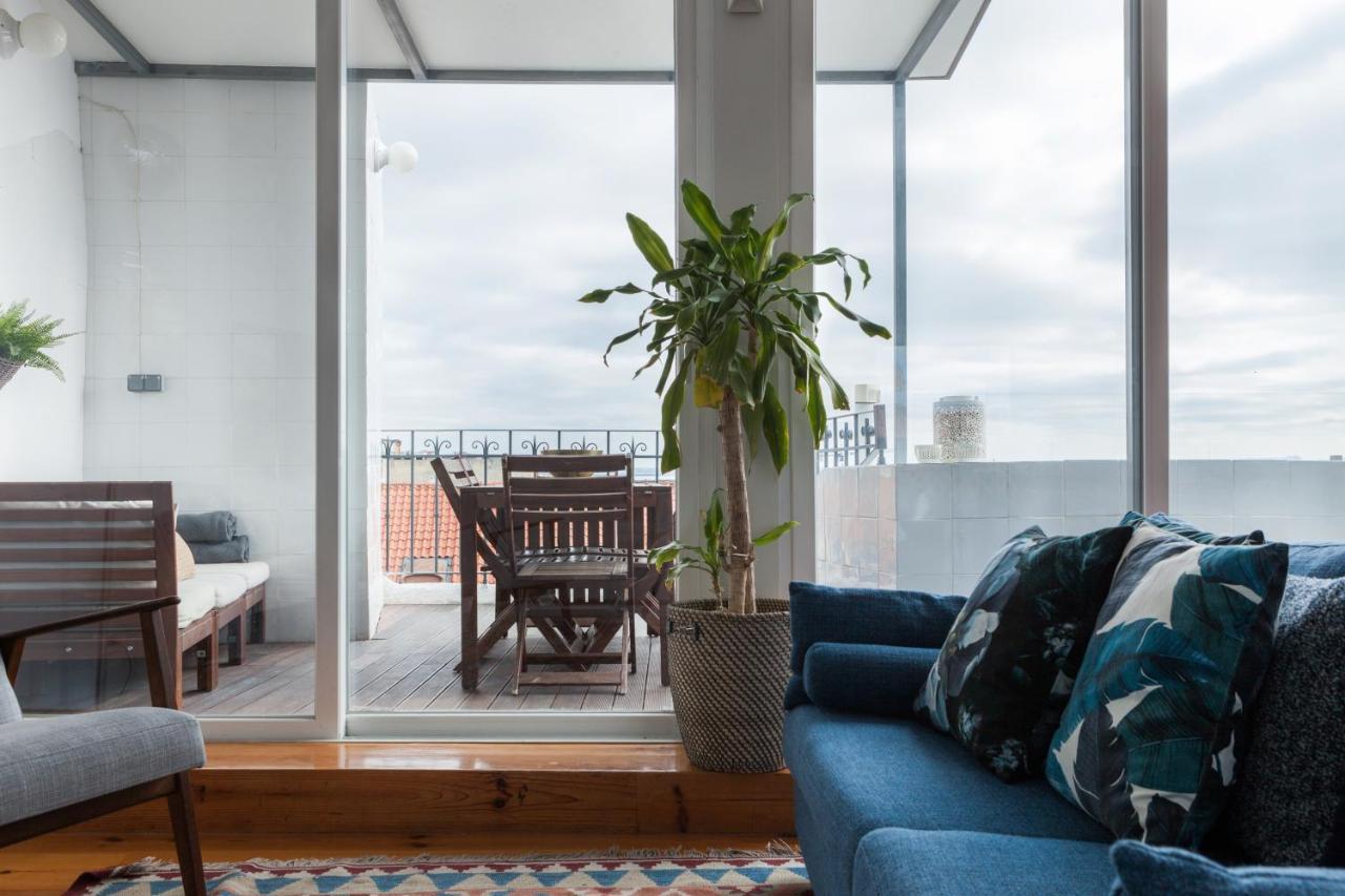 Amazing Rooftop Terrace With River And Historic City View 4 Bedrooms 4 Bathrooms Ac 19Th Century Building Chiado Lisbona Esterno foto