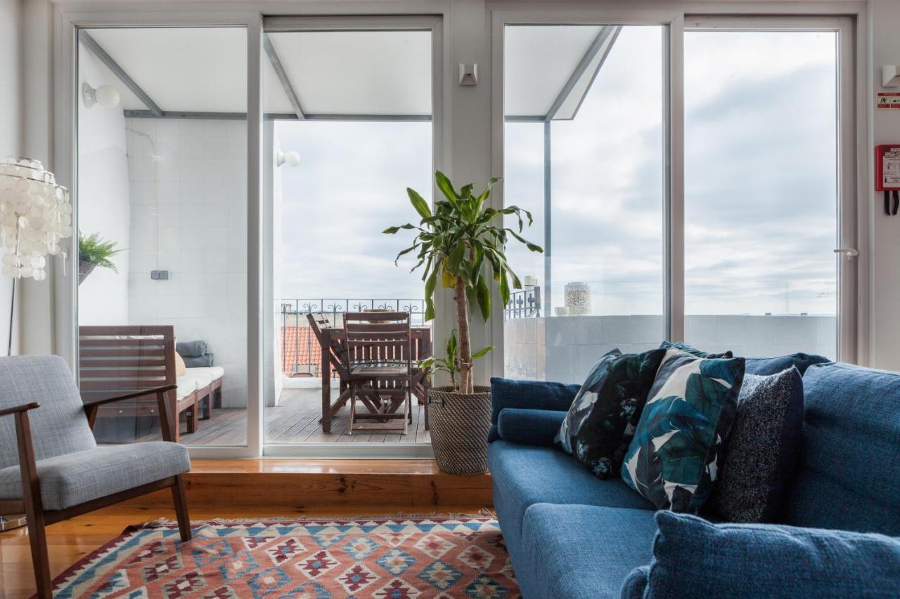 Amazing Rooftop Terrace With River And Historic City View 4 Bedrooms 4 Bathrooms Ac 19Th Century Building Chiado Lisbona Esterno foto