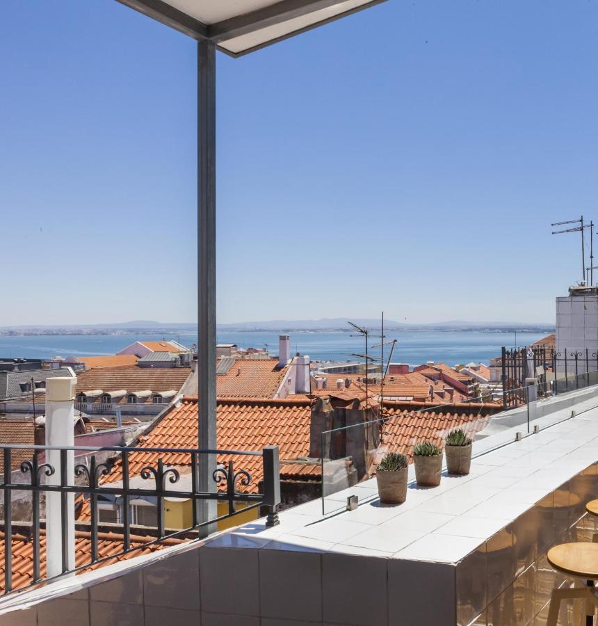 Amazing Rooftop Terrace With River And Historic City View 4 Bedrooms 4 Bathrooms Ac 19Th Century Building Chiado Lisbona Esterno foto